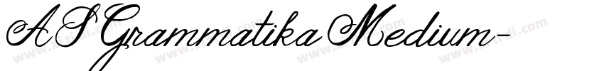 ASGrammatika Medium字体转换
